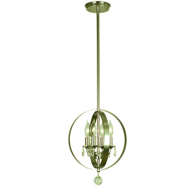 Lustre sphère 4 lumières Parenteau