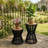 Nara Outdoor Side Table Acacia Wood & Woven Rope-1273048284