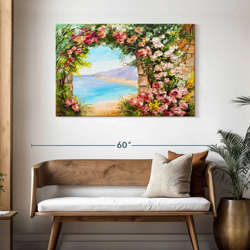 Lilie unique bord de mer, H 30 po x l 45 po