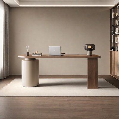 Bureau moderne en noyer