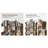 Rustic Brown Tree-Shaped Bookshelf With 13 Storage Shelves, Rounded Corners Bookcase-57807921