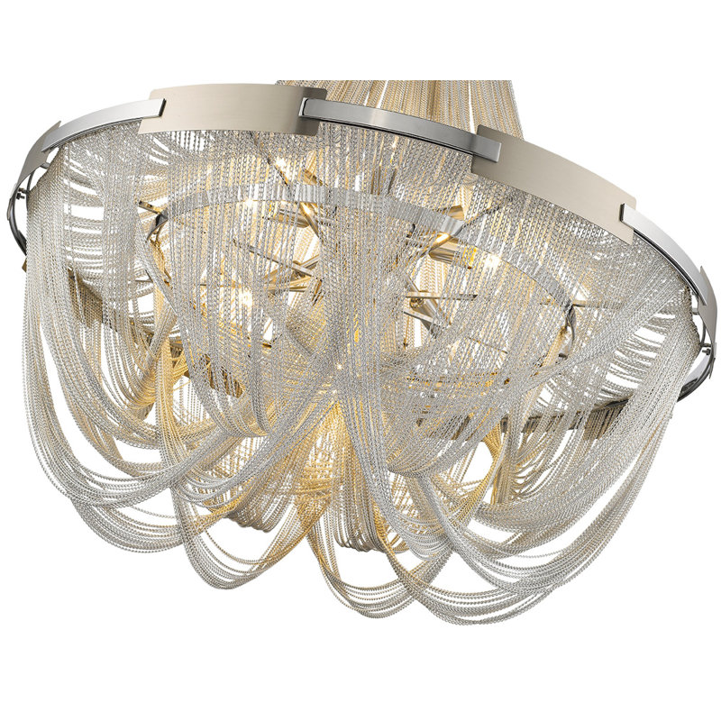 Eanes 10 - Light Chandelier, Silver