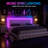 Jalna LED Lighted Upholstered Bed Frame with Bluetooth Sync Lights, Adjustable Headboard & 4 Storage Drawers, No Box Spring Needed, Easy Assembly,-1146210903-1198246828