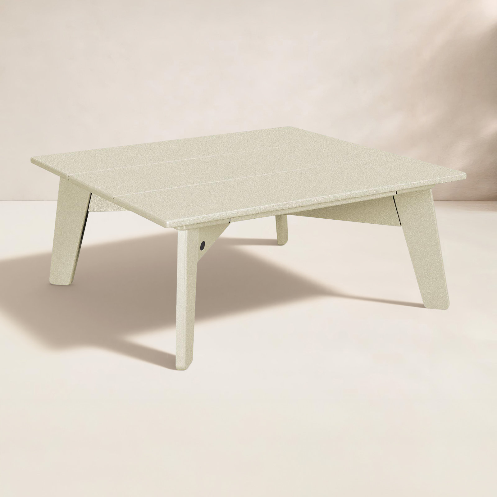 POLYWOOD® Riviera 35" Patio Table, Sand
