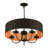 Byerley 5 - Light Steel Dimmable Drum Chandelier-668767000