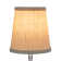 6" H X 5.5" W Empire Lamp Shade -  (Bulb Clip Attachment) In Burlap Off White