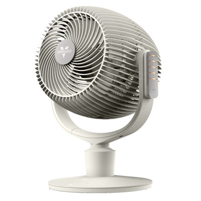 Vornado EOS 9 Oscillating Fan with OmniWave Multi-Axis Airflow, Aromatherapy & Light Features, USB-C Remote, 10 Speeds, Sleep & Breeze Modes, Whole Room Circulation, Quiet Cooling