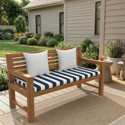 Sunbrella® Indoor/Outdoor Bench Seat Cushion, 3" Thick
