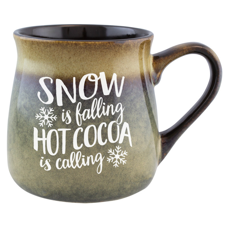 Tasse en céramique «Hot Cocoa Is Call Tan To Beige»