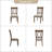 Amoz Solid Wood Cross Back Side Chair-237492419