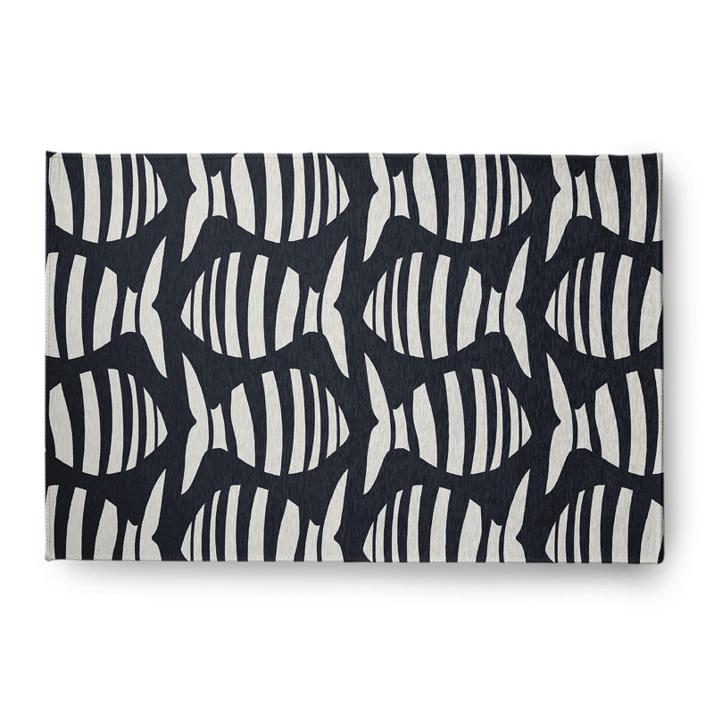 Mancelona Chenille Animal Print Rug, Rectangle 4' x 6'