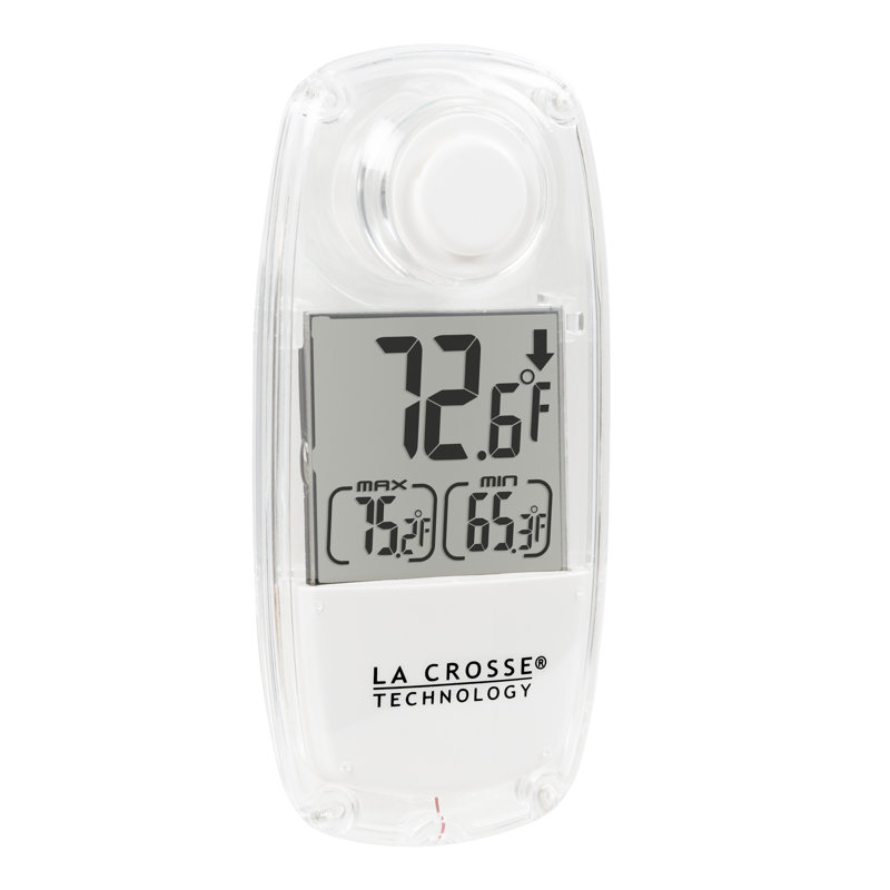 Thermomètre d'extérieur sans fil 3,25 "à énergie solaire