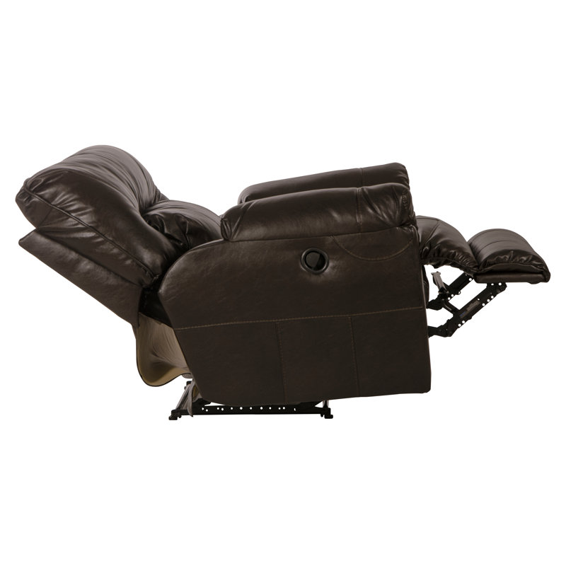 Fauteuil inclinable standard en similicuir de 51 po de largeur Nolan, Similicuir Godiva, Manuel