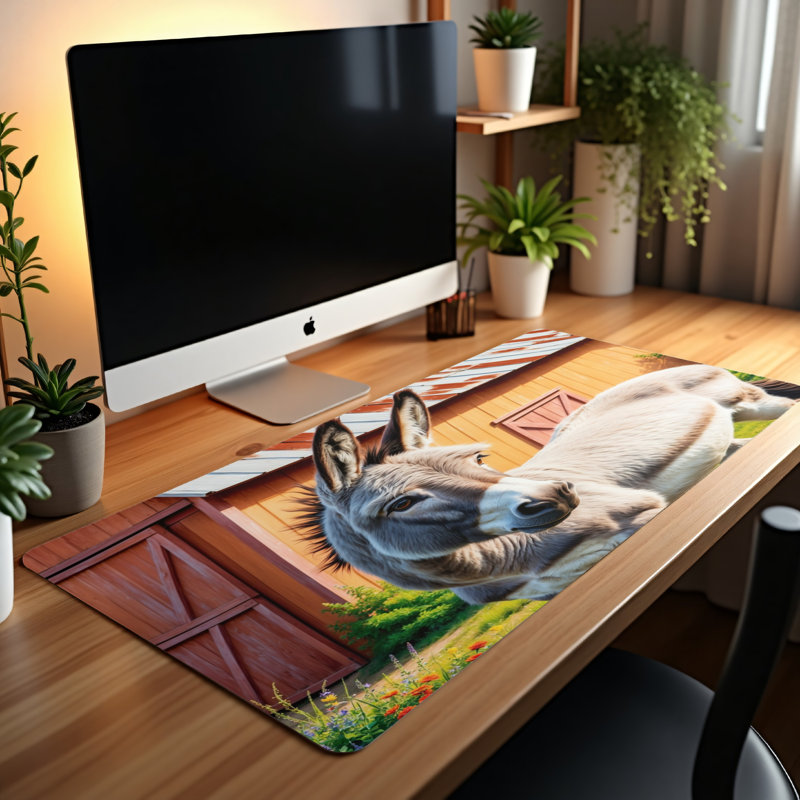Polyester Desk Pad, 31.5x15.5