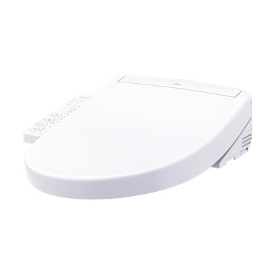 TOTO® WASHLET® S2 Electronic Bidet Toilet Seat with Instantaneous Water Heating, PREMIST and EWATER+ Wand Cleaning, Elongated, Cotton White - SW3346#01