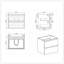 Meuble-lavabo mural 24 po avec lavabo-1029970532