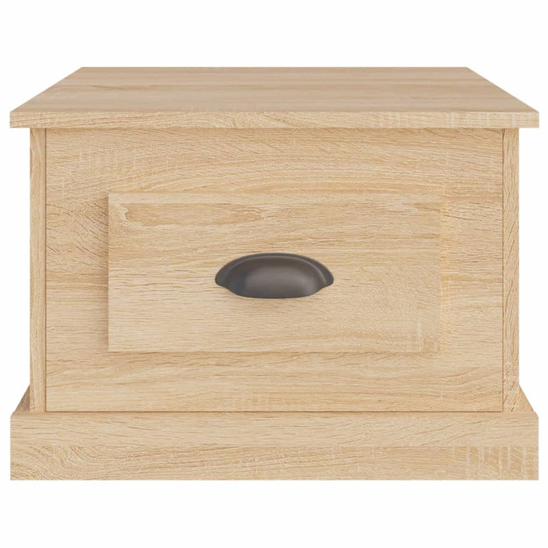 Latwanna Solid Coffee Table with Storage, Sonoma Oak