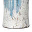 Vase de table en terre cuite 22,8 po Russ / bleu / gris