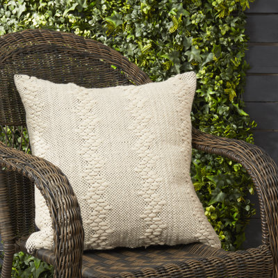 Housse de coussin en polyester pour l'intérieur et l'extérieur