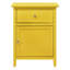 Table de chevet jaune vibrante