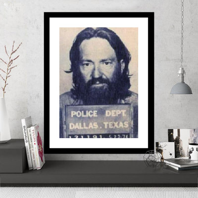 " Willie Nelson 1974 Mugshot "