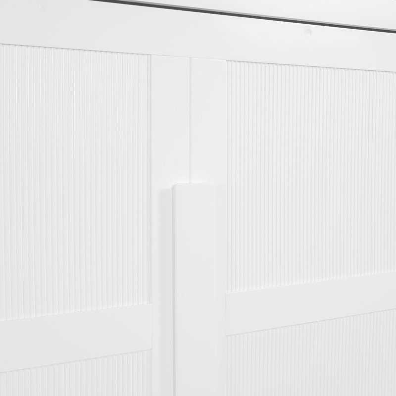 Armoire murale avec lumières Murphy, Blanc