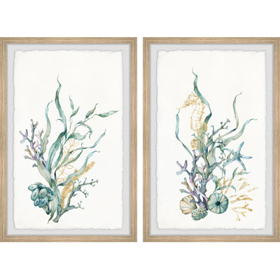 Underwater Garden - Ensemble de 2 cadres photo
