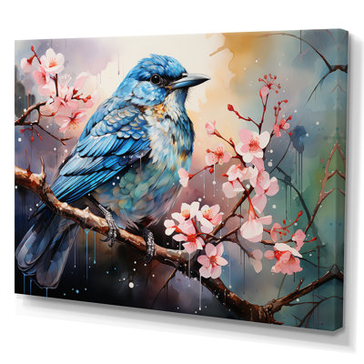 Oiseau aquarelle Auras I - impression d'art mural oiseau