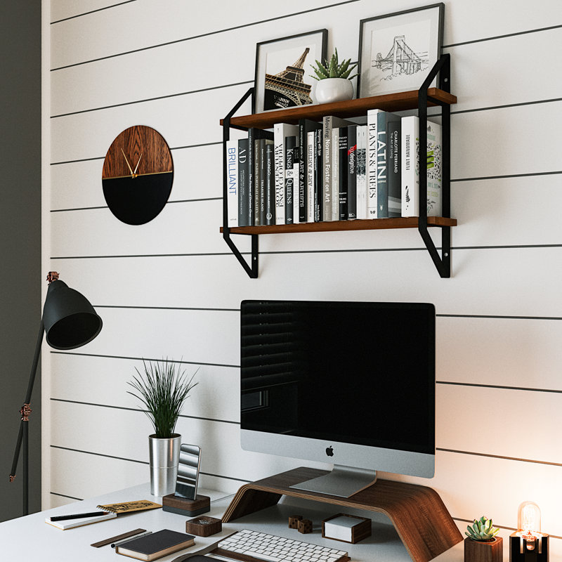 Asem 2 Piece Paulownia Tiered Shelf