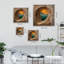 Art mural en verre trempé Layer of Aeon-970463225
