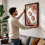 Coffee and Croissants Modern - Framed Print-883875753-883875750