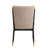 Blondell Modern Glam Iron Upholstered Armless Dining Chair with Toothpick Back-587254691