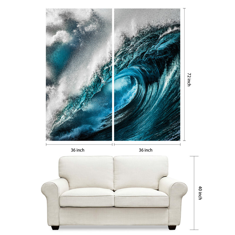 " Sapphire Sea " 2 - Pieces