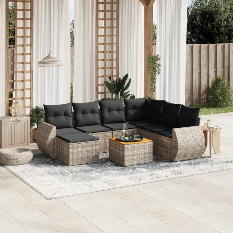 Ensemble de canapé de jardin Vidaxl
