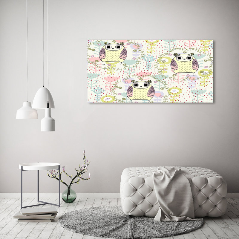Owls - No Frame Print on Canvas