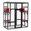 Enceinte d'extérieur pour chat, cage d'extérieur pour chat avec plateformes et condos, boîte de fenêtre pour chat-1701204408
