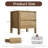 19.7"W 2-Drawer Nightstand-534154623