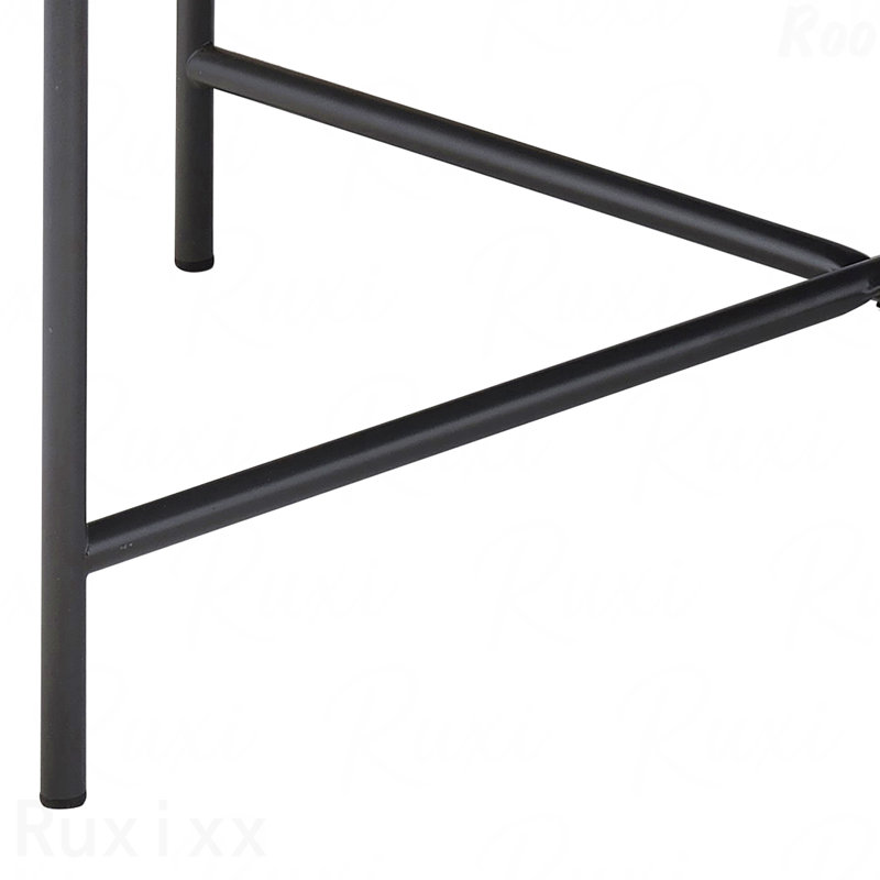 Weathered Grey Oak Coffee Table With Black Frame