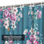 Rideau de douche avec 12 crochets-129036207
