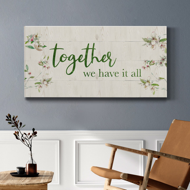 " Together ", 40" H x 20" W 1.5" D