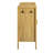 Sideboard U_Style Modern 57.5" Stripe Door Storage Cabinet, 4-Door With Back-Of-Door Storage Racks & Side Hooks, Adjustable Shelves, Mdf Cabinet With Aluminum Handles For Living Room, Dining Room-308198532