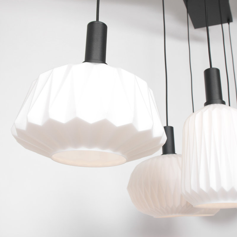 Ozias 6 - Light Black Kitchen Island Pendant