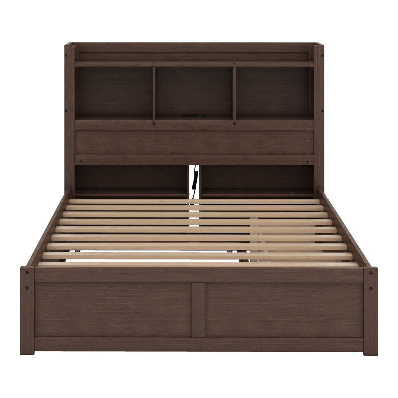 Dyonne Platform Storage Bed, Espresso