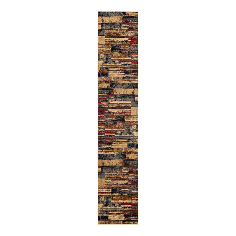 Knowle Geometric Indoor Rug, Runner 2'7" x 14'1"
