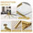 Rectangle Glass Pedestal Dining Set-1846915963-1846915967