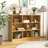 Wood Storage Cube Bookcase 3 Tier 8 Cube Open Shelf Storage Cabinet-1285682881