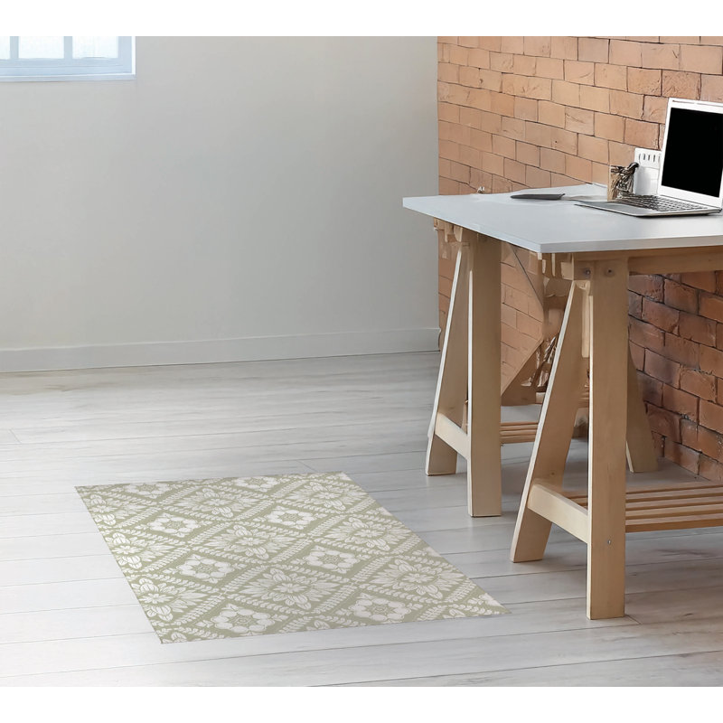 Tapis de bureau Talia, L 24 po x P 36 po, Sauge