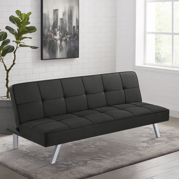 Ebern Designs Tarcisio Armless Upholstered Tufted Sofa Bed - Wayfair Canada