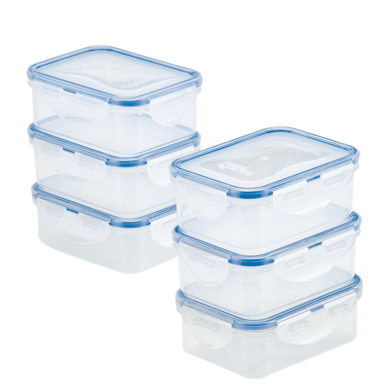 Easy Essentials™ Food Storage - Set of 6 Containers and 6 Lids