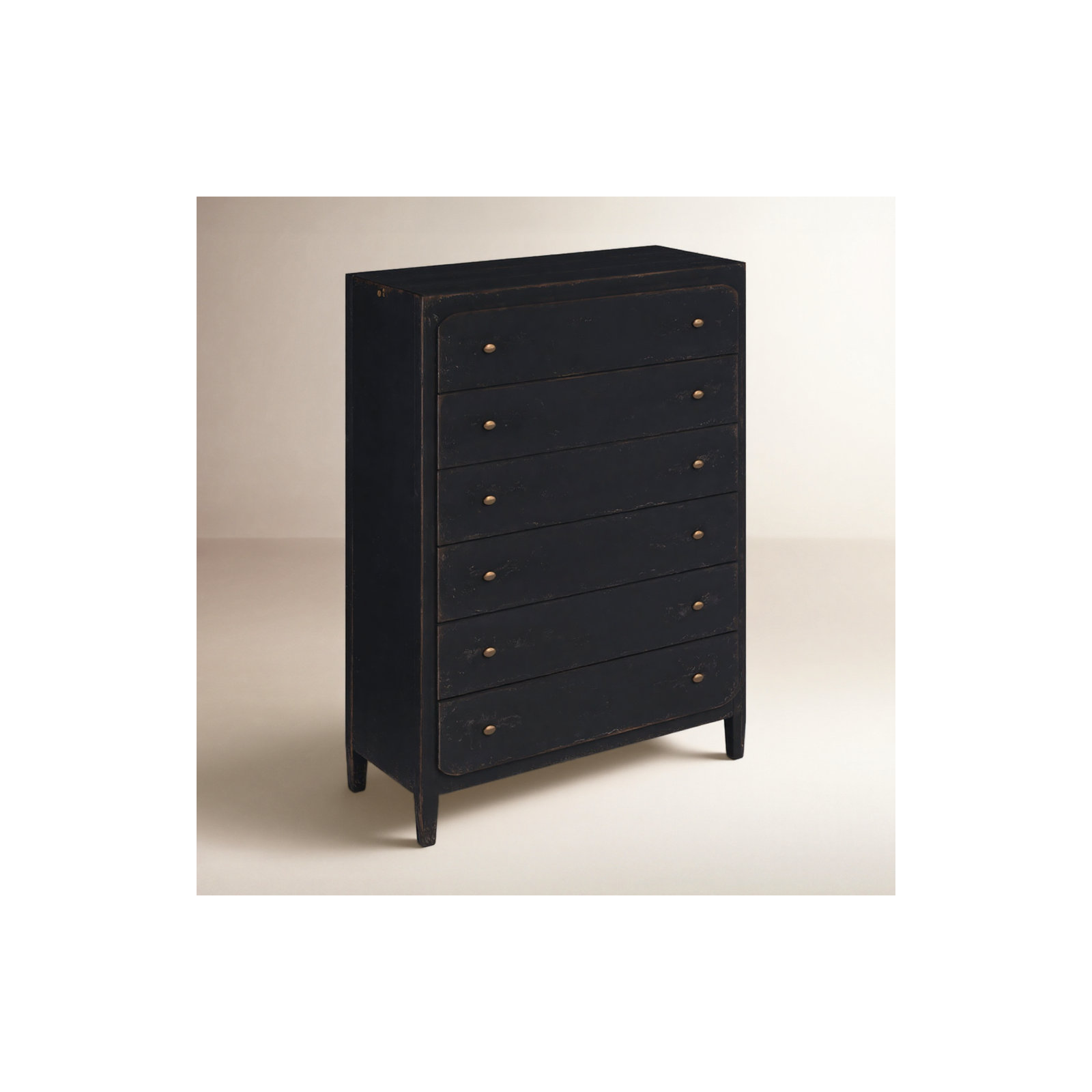 Chamberlain 6 - Drawer Dresser, Black